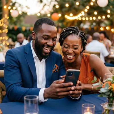 Vos invités sourient